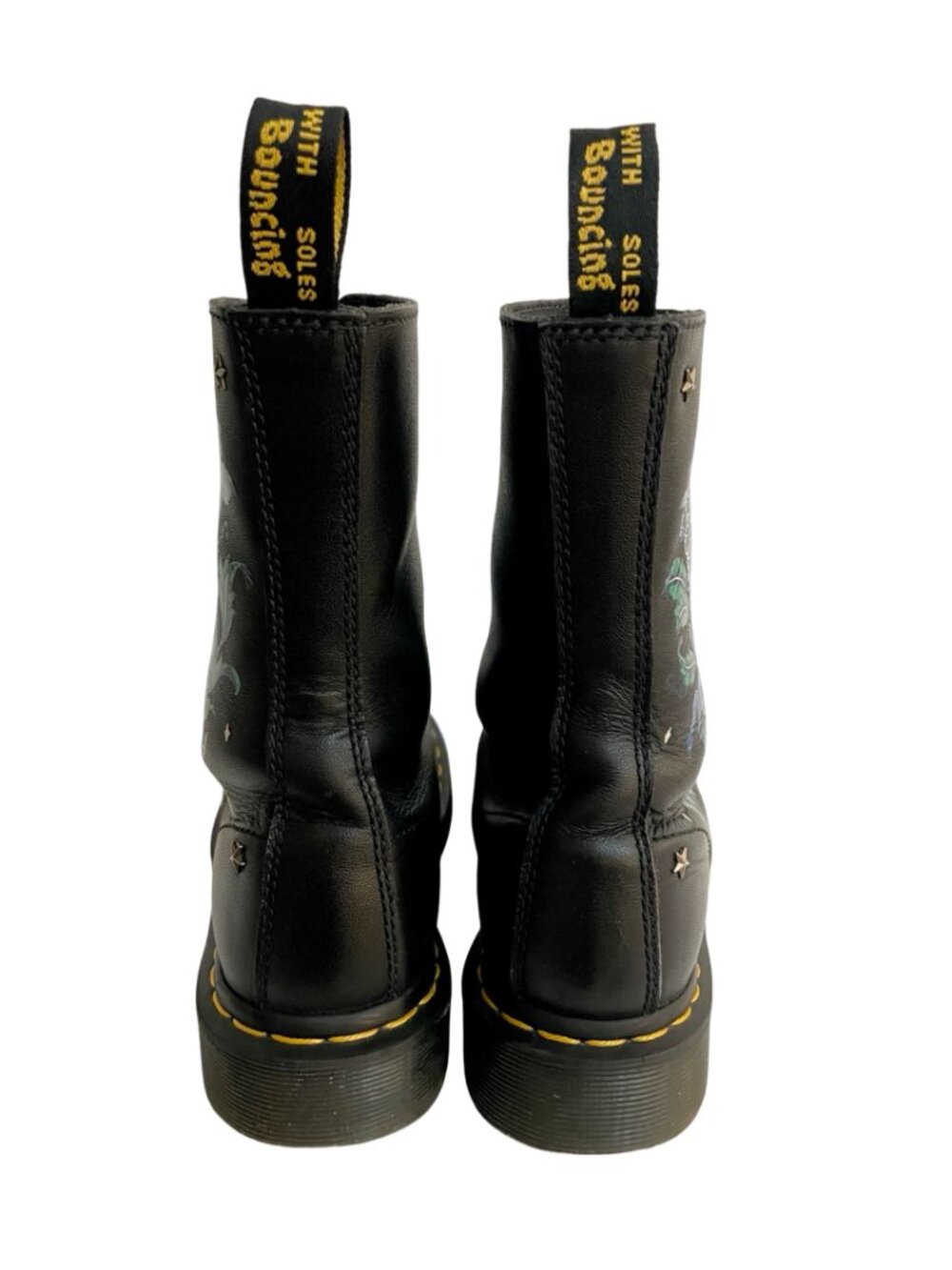 Dr. Martens 1460 Pascal Celestial Snake Floral Leather Boots US 6 EU 37 - Picture 11 of 17